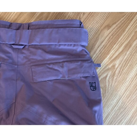 Burton Ski Snow Pants Purple Mauve Womens The White Collection Size Sm Dryride - Picture 10 of 15